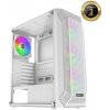 EVOLVEO Xenon, skříň ATX, 4x ARGB ventilátor 120mm, přední panel airflow mesh, bílá XENON-WH-4 EVOLVEO Xenon, skříň ATX, 4x ARGB ventilátor 120mm, přední panel airflow mesh, bílá XENON-WH-4