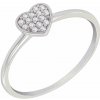 Eppi Prsteň v tvare srdca plný diamantov Chleo R36557 Eppi Prsteň v tvare srdca plný diamantov Chleo R36557