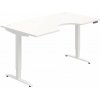 Hobis Pracovný stôl Motion Ergo, PO, 2S, 160x70,5-120,5x90 cm, biela/biela Hobis Pracovný stôl Motion Ergo, PO, 2S, 160x70,5-120,5x90 cm, biela/biela