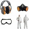 RURIS 10310219 - Súprava ochranných pomôcok k rosiču, sluchátka, okuliare, maska, overal RURIS 10310219 - Súprava ochranných pomôcok k rosiču, sluchátka, okuliare, maska, overal