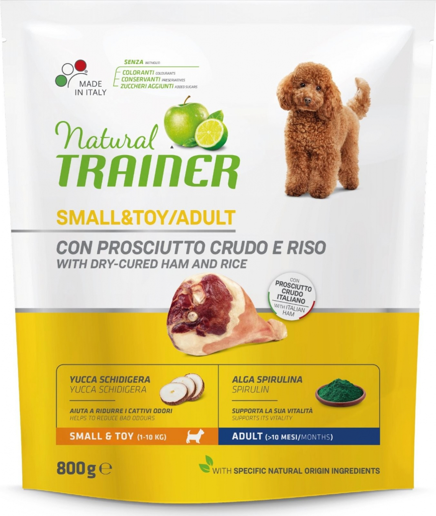 Nova Foods Trainer Natural Small & Toy Adult šunka 0,8 kg
