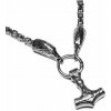 Náhrdelník z chirurgickej ocele Thorov reťaz - Mjölnir Jastrab - 50 cm Náhrdelník z chirurgickej ocele Thorov reťaz - Mjölnir Jastrab - 50 cm