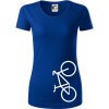 Bicykel na výšku - Dámske tričko z organickej bavlny Origin (GOTS) - XL ( Kráľovská modrá ) Bicykel na výšku - Dámske tričko z organickej bavlny Origin (GOTS) - XL ( Kráľovská modrá )