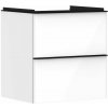 Hansgrohe Xelu Q Umývadlová skrinka, 63x58x50 cm, 2 zásuvky, lesklá biela/matná čierna 54023670-HG Hansgrohe Xelu Q Umývadlová skrinka, 63x58x50 cm, 2 zásuvky, lesklá biela/matná čierna 54023670-HG