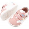 Garvalín detské barefoot tenisky pique bluey blanco rosa