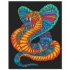 Omalovánky Colorvelvet sametový obrázek kobra Omalovánky Colorvelvet sametový obrázek kobra