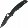 Spyderco Endura 4 Lightweight Black blade Part Serrated Spyderco Endura 4 Lightweight Black blade Part Serrated