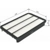 Vzduchový filter BOSCH 1 987 429 162 1 987 429 162