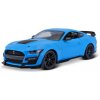 Maisto Mustang Shelby GT500 (2020), modrá, 1:18 Maisto Mustang Shelby GT500 (2020), modrá, 1:18