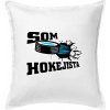 Som hokejista - Vankúš 50x50 - 50x50 - Vrátane výplne ( Biela ) Som hokejista - Vankúš 50x50 - 50x50 - Vrátane výplne ( Biela )
