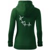 EKG bouldering - Mikina dámska trendy zipper s kapucňou - L ( Fľaškovozelená ) EKG bouldering - Mikina dámska trendy zipper s kapucňou - L ( Fľaškovozelená )