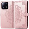 Peňaženkové puzdro Embossing Pattern Mandala Flower ružové – Xiaomi 13 Pro Peňaženkové puzdro Embossing Pattern Mandala Flower ružové – Xiaomi 13 Pro