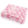 Elsie Puffy color deka teplá pletená ružová Elsie Puffy color deka teplá pletená ružová