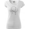 Rakety na stolný tenis jedným ťahom - Dámske tričko Pure - XL ( Biela ) Rakety na stolný tenis jedným ťahom - Dámske tričko Pure - XL ( Biela )