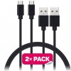 CONNECT IT Wirez Micro USB - USB, čierny, 1 m (2 ks v balení) CONNECT IT Wirez Micro USB - USB, čierny, 1 m (2 ks v balení)