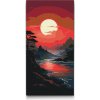 Vymalujsisam.sk Maľovanie podľa čísiel - Červený západ slnka Veľkosť: 40x80cm, Rám: Bez rámu, iba zrolované plátno Vymalujsisam.sk Maľovanie podľa čísiel - Červený západ slnka Veľkosť: 40x80cm, Rám: Bez rámu, iba zrolované plátno