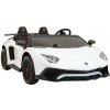 Lamborghini Aventador SV Batériové odrážadlo pre 2 deti biele Lamborghini Aventador SV Batériové odrážadlo pre 2 deti biele
