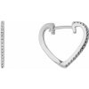 Eppi Náušnice v tvare srdca s lab-grown diamantmi Leticia E44947