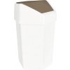 Gastro Odpadkový kôš plastový 50 l, biely, so sklopným vekom 229929218 Gastro Odpadkový kôš plastový 50 l, biely, so sklopným vekom 229929218
