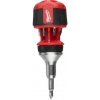 MILWAUKEE 8 v 1 kompaktný račňový multibitový skrutkovač MILWAUKEE 8 v 1 kompaktný račňový multibitový skrutkovač