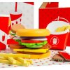 Bigjigs Toys Súprava Burger a hranolky - poškodený obal Bigjigs Toys Súprava Burger a hranolky - poškodený obal