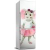 Nálepka fototapeta chladnička Myš baletka 60x180 cm Nálepka fototapeta chladnička Myš baletka 60x180 cm