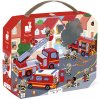 Janod Puzzle Požiarnici v kufríku 24 ks Janod Puzzle Požiarnici v kufríku 24 ks