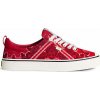 Dámské volnočasové boty Cariuma OCA Low Red Bandana Canvas Sneaker Dámské volnočasové boty Cariuma OCA Low Red Bandana Canvas Sneaker