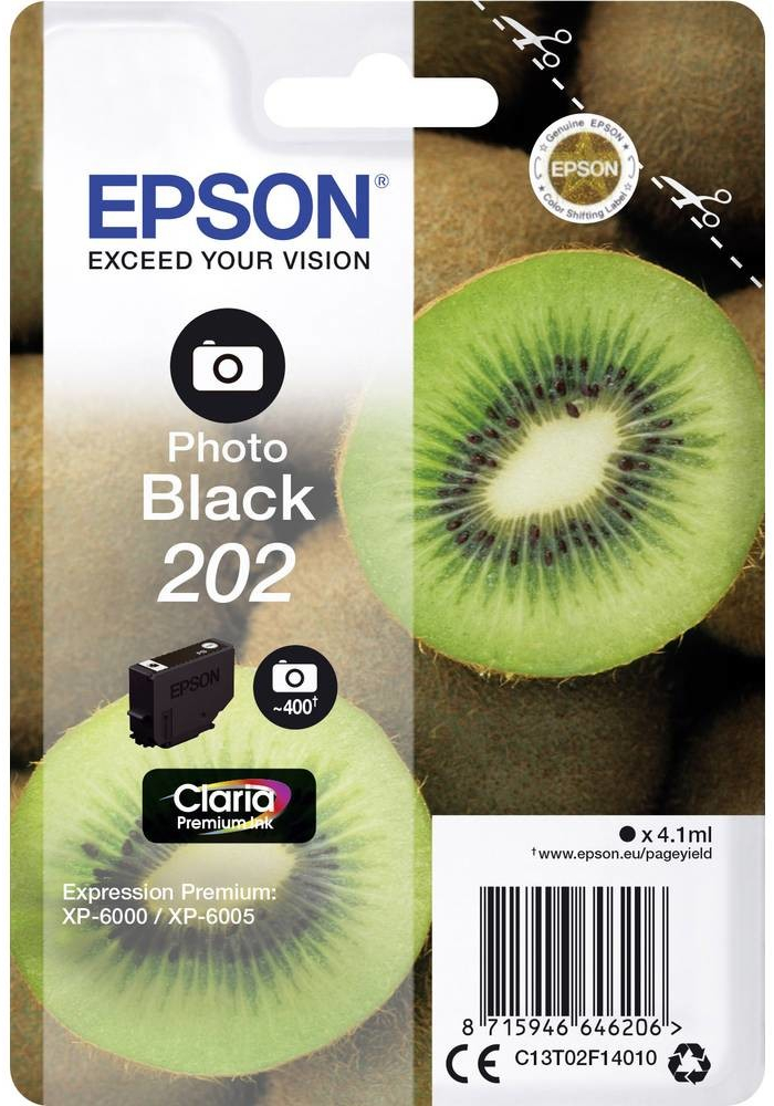 Epson 202 Photo Black - originálny