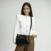 Crossbody kožená kabelka Wojewodzic čierna 31960/KFM01/Z= Crossbody kožená kabelka Wojewodzic čierna 31960/KFM01/Z=