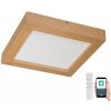 Brilagi | Brilagi-LED Stmievateľné svietidlo WOODY FRAME LED/24W/230V dub 30x30 cm IP44 + DO | BG0859 Brilagi | Brilagi-LED Stmievateľné svietidlo WOODY FRAME LED/24W/230V dub 30x30 cm IP44 + DO | BG0859
