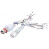 Prepojovací priehľadný konektor RGB LED pásik 12V IP68 Prepojovací priehľadný konektor RGB LED pásik 12V IP68