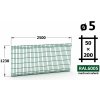 Plotový panel 3D Standard 50, 123×250 cm, machová zelená Plotový panel 3D Standard 50, 123×250 cm, machová zelená