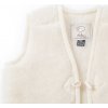 Vlnka Detská vesta z ovčej vlny prírodná veľkosti oblečenia S Vlnka Detská vesta z ovčej vlny prírodná veľkosti oblečenia S