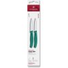 Sada nožov SWISS CLASSIC 8 cm, sada 2 ks, zelená, plast, Victorinox Sada nožov SWISS CLASSIC 8 cm, sada 2 ks, zelená, plast, Victorinox