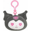 Sanrio Hello Kitty Grey Kuromi Plush Figure Keychain 7 cm Sanrio Hello Kitty Grey Kuromi Plush Figure Keychain 7 cm