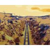 ZUTY Maľovanie podľa čísel ÚZKOKOĽAJKA Rámovanie bez rámu a bez vypnutia plátna Rozmer 80 x 100 cm
