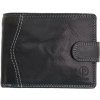 Pánska kožená peňaženka Poyem 5234 čierna Pánska kožená peňaženka Poyem 5234 čierna