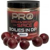 Starbaits proteínové guľôčky Pro Strawberry Spice v dipe 20mm 150g