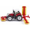 Siku Blister 1672 Traktor Steyr sa sekacími nástavcami 1:72 Siku Blister 1672 Traktor Steyr sa sekacími nástavcami 1:72