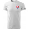 Dragowa krátke tričko malý farebný slovenský znak biele