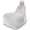 INTERMEDIC SK Sedací vak Bunny L Lapit – 300 L, detský vak s uškami, plyšový 03 - sivý INTERMEDIC SK Sedací vak Bunny L Lapit – 300 L, detský vak s uškami, plyšový 03 - sivý