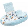 New Baby Luxusné hniezdočko s vankúšikom a perinkou z modré New Baby Luxusné hniezdočko s vankúšikom a perinkou z modré