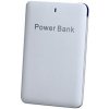 Power Bank, slim, Li-ion, 5V, 2500mAh, nabíjanie mobilných telefónov a in., SLIM, microUSB a lightning konektor, biela