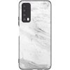 Picasee silikónový čierny obal pre Huawei P Smart 2021 - White marble Picasee silikónový čierny obal pre Huawei P Smart 2021 - White marble