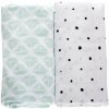 MOTHERHOOD Prikrývka mušelínová 2ks Mint Boats 100x120cm 017157 MOTHERHOOD Prikrývka mušelínová 2ks Mint Boats 100x120cm 017157