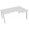 Hobis Pracovný stôl UNI A, ergo, ľavý, 180x75,5x120 cm, biela/sivá Hobis Pracovný stôl UNI A, ergo, ľavý, 180x75,5x120 cm, biela/sivá