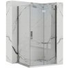 Rea Molier, sprchová kabína 90(dvere) x 80(stena) x 190 cm, 6mm číre sklo, chrómový profil, KPL-K1539 Rea Molier, sprchová kabína 90(dvere) x 80(stena) x 190 cm, 6mm číre sklo, chrómový profil, KPL-K1539