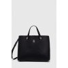 Kabelka Tommy Hilfiger čierna farba, AW0AW15177 AW0AW15177.NOS ONE SIZE Kabelka Tommy Hilfiger čierna farba, AW0AW15177 AW0AW15177.NOS ONE SIZE