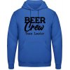 AWDis Hoodie mikina Pivný dizajn Team Leader Blu reale